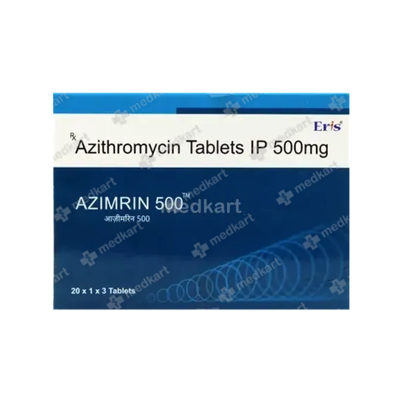 azimrin 500mg tablet 3's